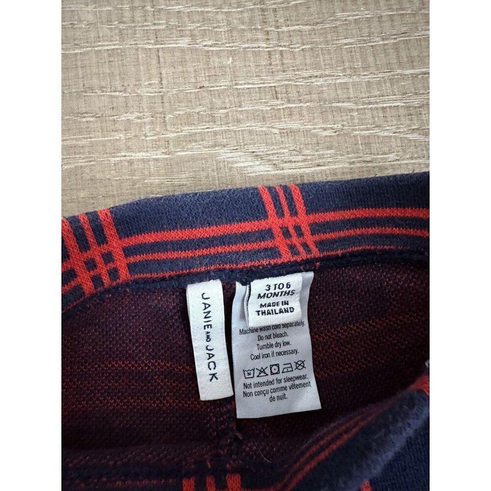Janie And Jack Plaid Leggings - Picture 3 of 3